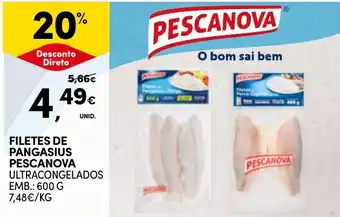 Continente filetes de pangasius pescanova promoção