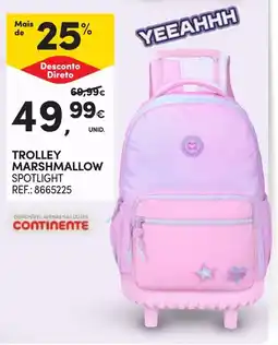 Continente trolley marshmallow spotlight promoção