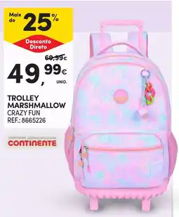 Continente Trolley marshmallow crazy fun promoção