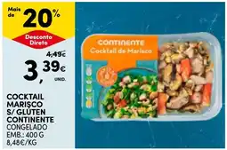 Continente cocktail mariasco s/ gluten continente promoção