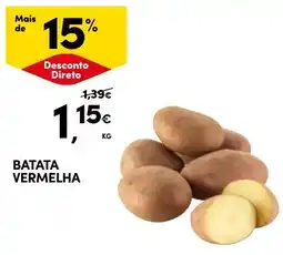Continente batata vermelha promoção