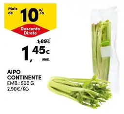 Continente Aipo continente promoção