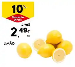 Continente Limão promoção