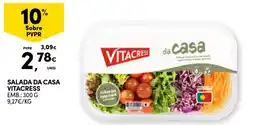 Continente salada da casa vitacress promoção