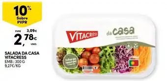 Continente salada da casa vitacress promoção