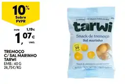 Continente Tremoço c/ sal marinho tarwi promoção