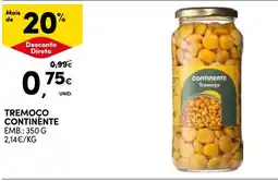 Continente Tremoço continente promoção