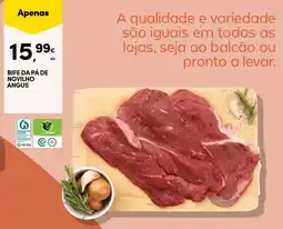 Continente Bife da pá de novilho angus promoção