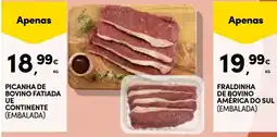 Continente Picanha de bovino fatiada ue continente (embalada) promoção