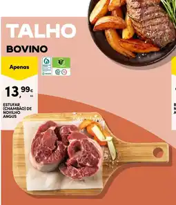 Continente Estufar (chambão) de novilho angus promoção