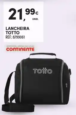 Continente Lancheira totto promoção