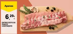 Continente Entrecosto de porco continente promoção