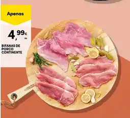 Continente Bifanas de porco continente promoção