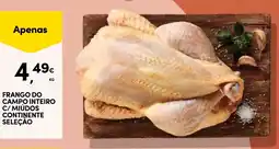 Continente Frango do campo inteiro c/ miúdos continente seleção promoção