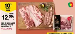 Continente Mix churrasco porco preto valbolota + salsichas promoção