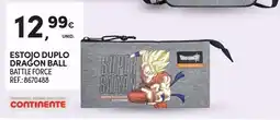 Continente Estojo duplo dragon ball battle force promoção