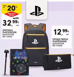 Continente Mochila playstation black edition promoção