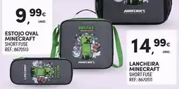 Continente estojo oval minecraft short fuse promoção