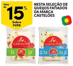 Continente queijos fatiados da marca castelões promoção