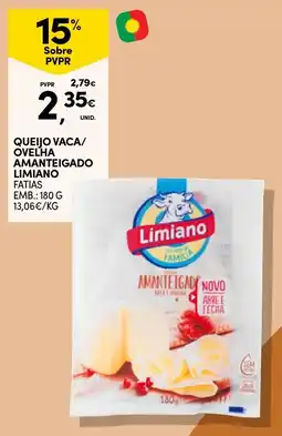 Continente queijo vaca/ovelha amanteigado limiano promoção