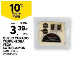 Continente Queijo curado trufa negra vega sotuelamos promoção
