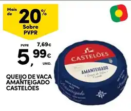 Continente queijo de vaca amanteigado castelões promoção