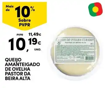 Continente Queijo amanteigado de ovelha pastor da beira alta promoção
