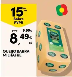 Continente Queijo barra milhafre promoção