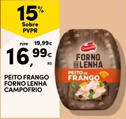Continente Peito frango forno lenha campo frío promoção