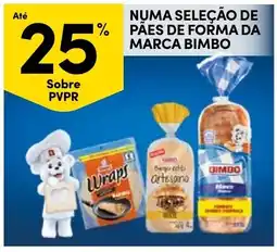 Continente Pães de forma da marca Bimbo promoção