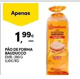 Continente Pão de forma bauducco promoção