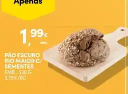 Continente Pão escuro rio maior c/ sementes promoção