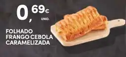 Continente Folhado frango cebola caramelizada promoção