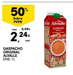 Continente Gaspacho original alvalle promoção
