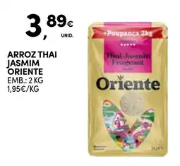 Continente Arroz thai jasmim oriente promoção