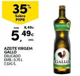 Continente azeite virgem gallo delicado promoção