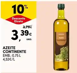 Continente azeite continente promoção