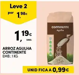 Continente arroz agulha continente promoção