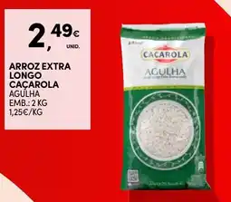 Continente Arroz extra longo cacarola agulha promoção