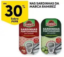 Continente sardinhas da marca ramirez promoção
