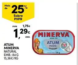 Continente atum minerva natural promoção