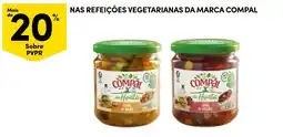Continente Refeições vegetarianas da marca compal promoção