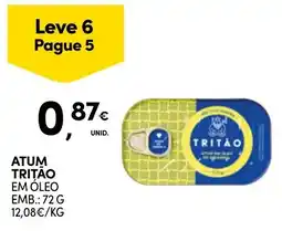 Continente Atum Tritão em óleo promoção