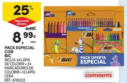 Continente Pack especial cor bic promoção