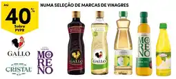 Continente vinagres gallo moreno cristal promoção