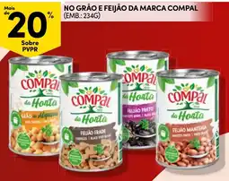 Continente Grão e feijão da marca compal promoção