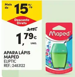 Continente apara lápis mapped promoção