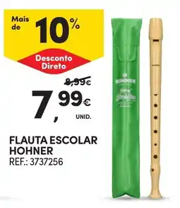 Continente flauta escolar hohner promoção