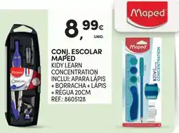 Continente Conj. escolar maped kidy learn concentration promoção