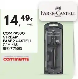Continente Compasso stream faber castell c/ minas promoção